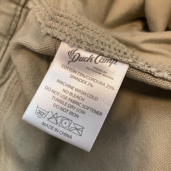 Duck Camp Men’s Brush Pants - Tan - 36R - Picture 5 of 5
